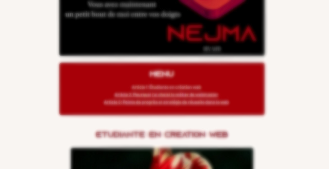 Prévisualisation de mon site